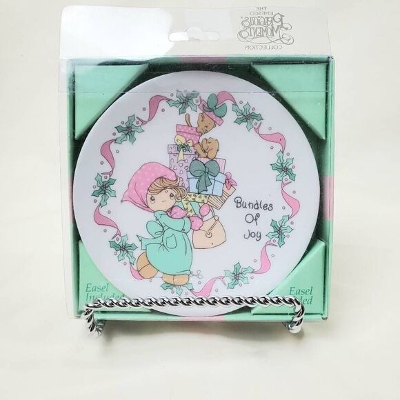 Precious Moments "Bundles of Joy" Mini plate In Box 1994 - Picture 1 of 4
